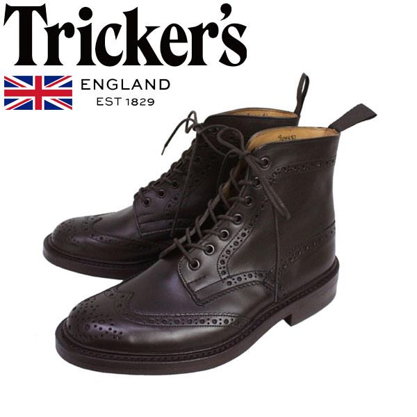 置き目取りまわし店 Tricker\u0027s トリッカーズ 2508M COUNTRY BROGUE(カントリーブローグ) ダイナイトソール エスプレッソバーニッシュ TK023