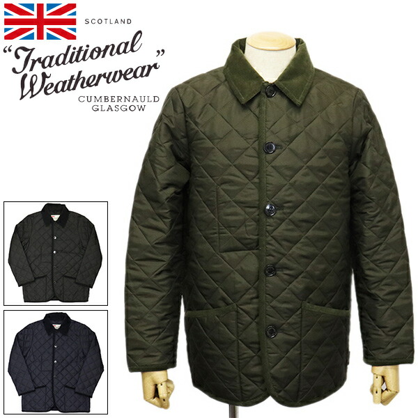 Traditional Weatherwear(トラディショナルウェザーウェア) 別注 WAVERLY TWW STUDS EX.UAGLR  襟コーデュロイ キルティングジャケット メンズ  40【中古】【ブランド古着バズストア】 楽天市場】2025秋冬 追加♪ メンズ 40 トラディショナルウェザーウェア
