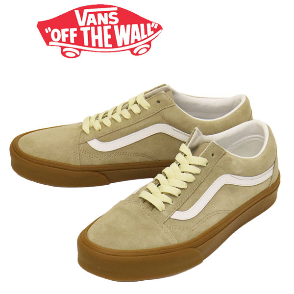 置き目取りまわし店 VANS (ヴァンズ バンズ) VN000D6W1O3 Old Skool 年寄りの学校 スニーカー Gum Aluminum VN632