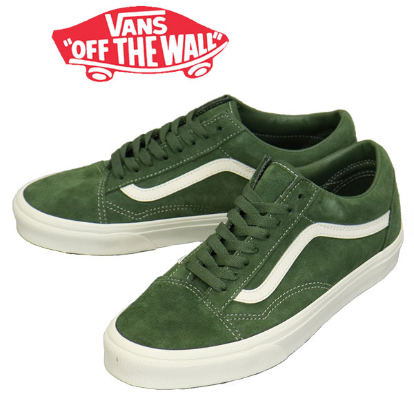 置き目取りまわし店 VANS (ヴァンズ バンズ) VN000D6WEMU Old Skool 年寄りの学校 スニーカー Basics Dried Kelp VN618