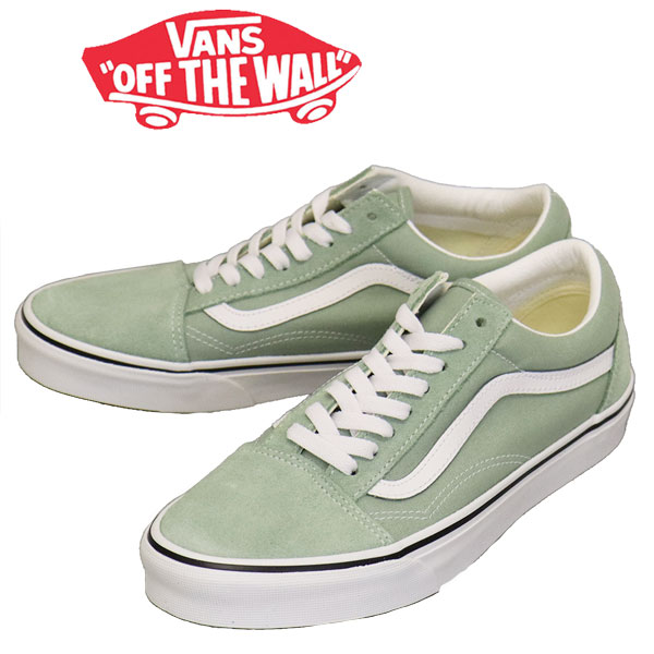 置き目取りまわし店 VANS (ヴァンズ バンズ) VN000D6WEMW Old Skool 年寄りの学校 スニーカー Color Theory Gray Olive VN609