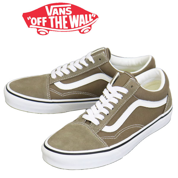 置き目取りまわし店 VANS (ヴァンズ バンズ) VN000D7Z1NU Old Skool 年寄りの学校 スニーカー Color Theory Walnut VN610