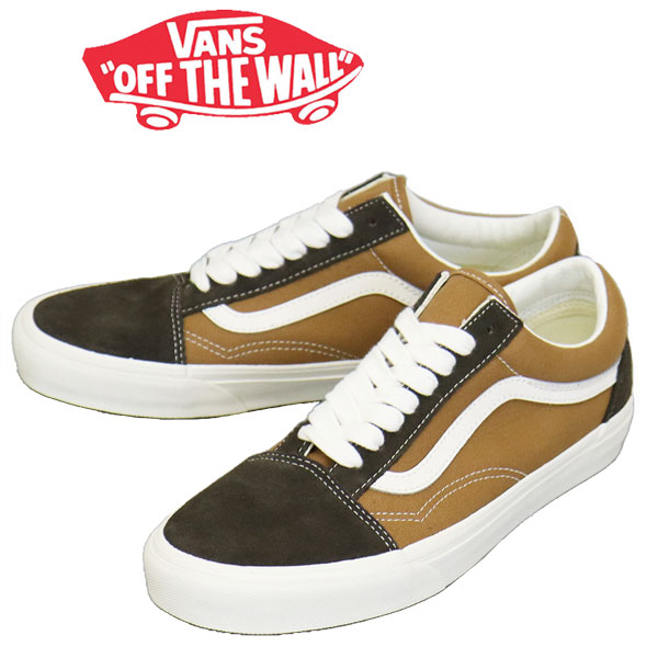 置き目取りまわし店 VANS (ヴァンズ バンズ) VN000D9YBW2 Old Skool 年寄りの学校 スニーカー 2-Tone BrownxBrown VN611
