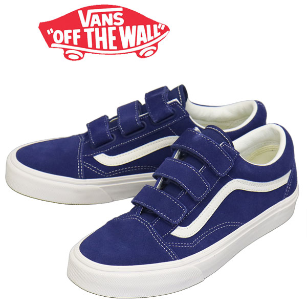 置き目取りまわし店 VANS (ヴァンズ バンズ) VN000DAFFOB Old Skool 年寄りの学校V スニーカー Suede Deep Indigo VN652