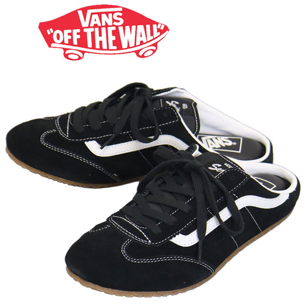 置き目取りまわし店 VANS (ヴァンズ バンズ) VN000EEWBA2 Super Lowpro Mule スーパーロープロ ミュール スニーカー BlackxWhite VN649