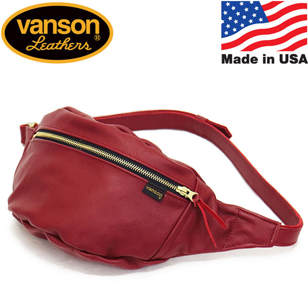 vanson バンソン　オールレザー　ボディバッグ　FUNNY PACK 楽天市場】バンソン Vanson 9SBB ファニーパック クロスボーン