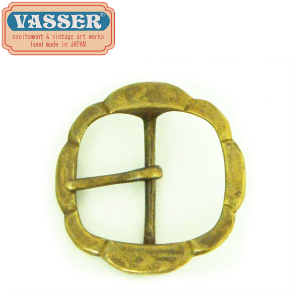 正規取扱店 VASSER(バッサー)Buckle 021B Flower Vintage(バックル021B フラワー ビンテージ)50mm