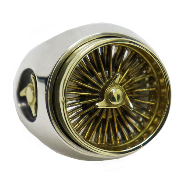 訳あり 難あり 正規取扱店 VASSER(バッサー)Wire Wheel Ring Silver×Brass ワイヤーホイールリングシルバー×ブラス