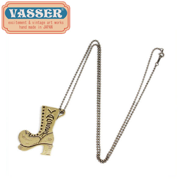 正規取扱店 VASSER(バッサー)Bootsman's Bottle Opener Pendant Brass(ブーツマンズボトルオープナーペンダント)w/Chain 70cm|THREE WOOD 店