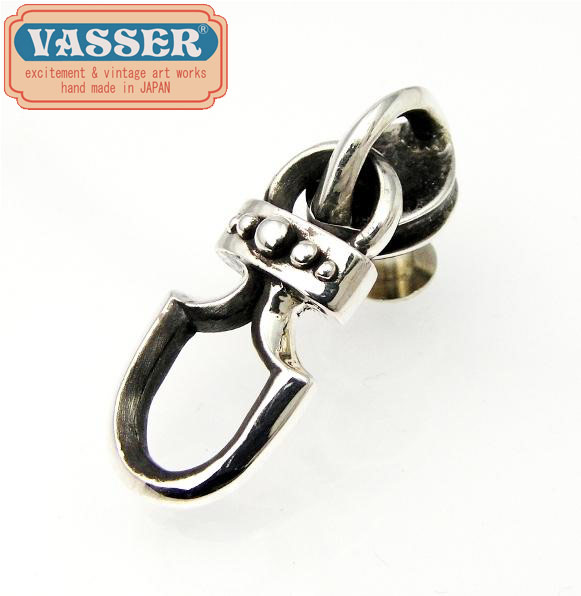 定め事取りまわし店 VASSER（バッサー） STATELY DROP HANDLE SILVER W/CHICAGO SCREW(ステイトリードロップハンドル しろがね色 風の強い町推進器 )