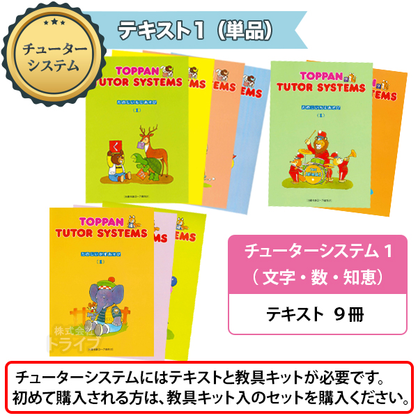 楽天市場】遊び感覚で学べる知育教材 チューターシステム セット1