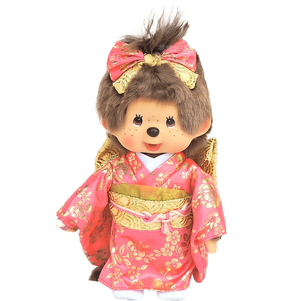 楽天市場】【送料無料!】 モンチッチ ぬいぐるみ 振袖モンチッチ