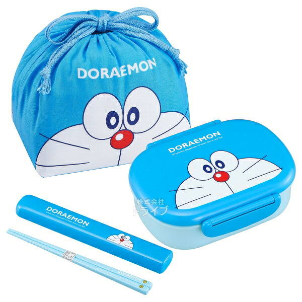 楽天市場】ドラえもん 角型お弁当箱 500ml トリオ コップセット : 知育