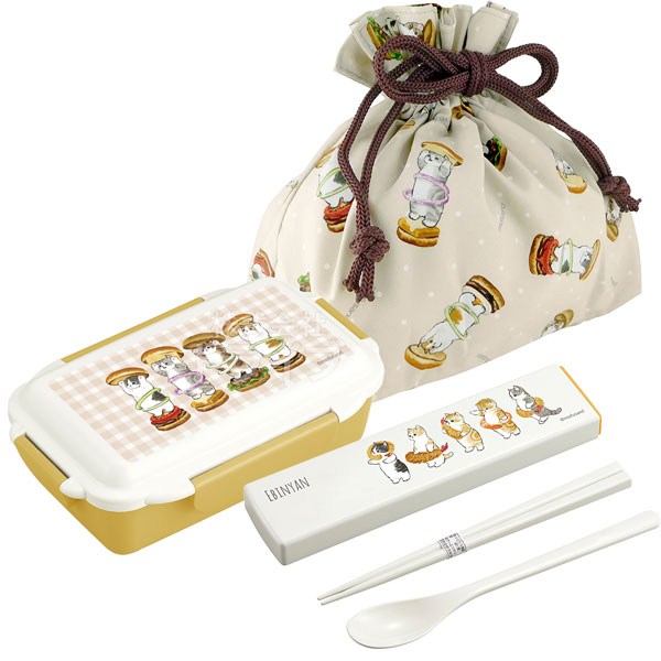 楽天市場】mofusand 4点ロック お弁当箱 500ml コンビ 巾着袋 セット