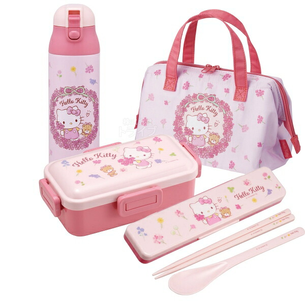 楽天市場】ハローキティ フラワーリース 真空ステンレスランチ