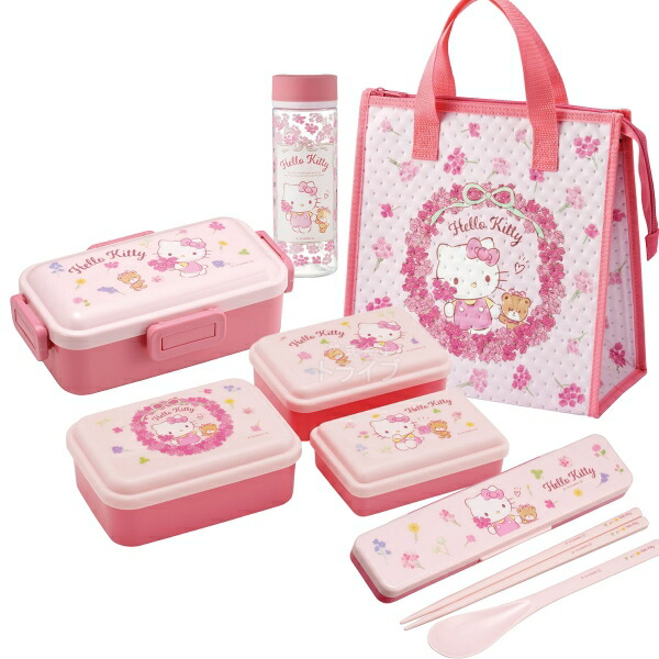 楽天市場】ハローキティ フラワーリース 保存容器 2組セット シール