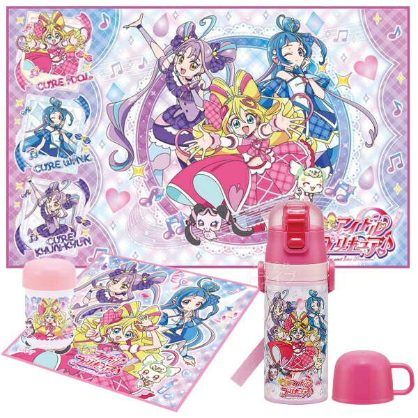 BANDAI - プリキュアシリーズ　レジャーシート6点セット BANDAI キミとアイドルプリキュア レジャーシートS 1人用 約60