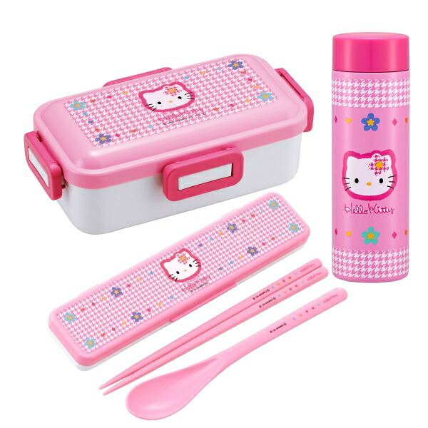 楽天市場】ハローキティ カオハナ 抗菌 4点ロックお弁当箱 コンビ