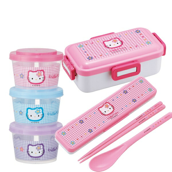楽天市場】ハローキティ カオハナ 薄肉保存容器 3個入 SIJ3
