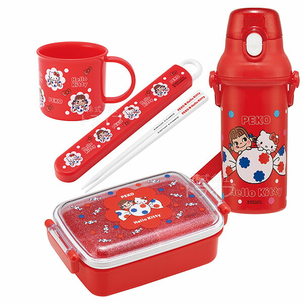 楽天市場】ペコちゃん キティ コラボ お買得4点セット 抗菌 お弁当箱