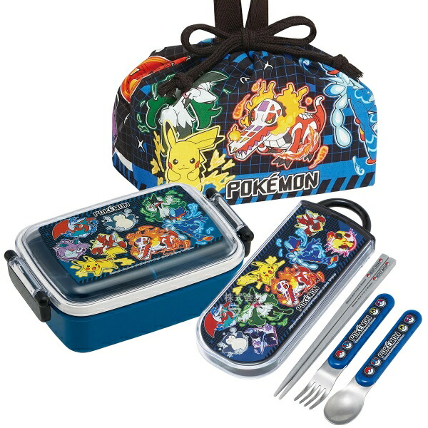 楽天市場】ポケモン 25 抗菌 お弁当箱 中子付 360ml トリオ 巾着セット