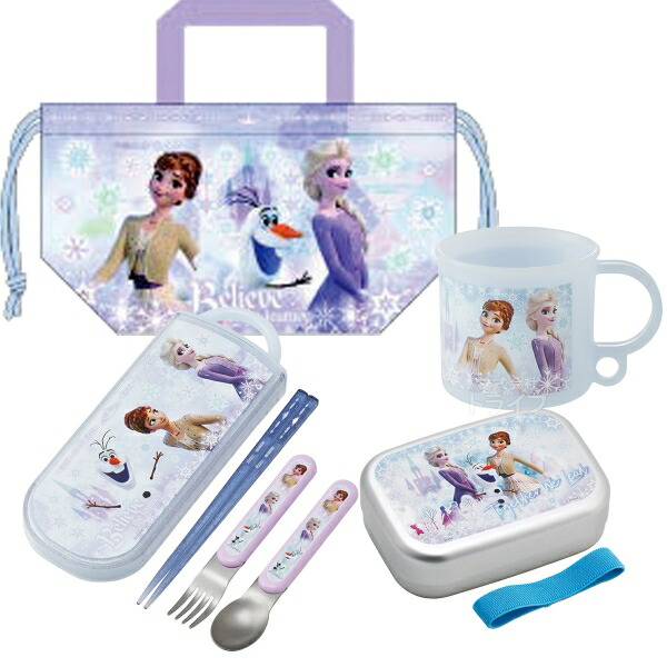 【5月中旬入荷予定】アナと雪の女王 26 お買得４点セット アルミお弁当箱 370ml トリオ コップ 巾着セット 4,491円