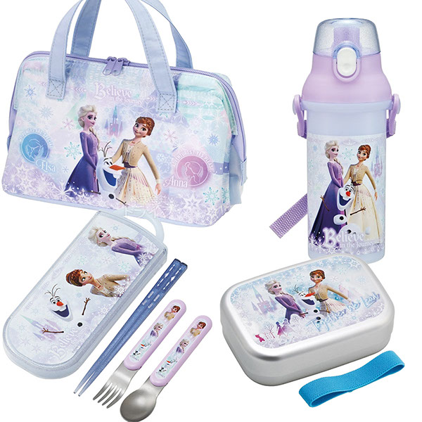 アナと雪の女王 26 お買得4点セット アルミお弁当箱 370ml トリオ ランチバッグ プラ水筒