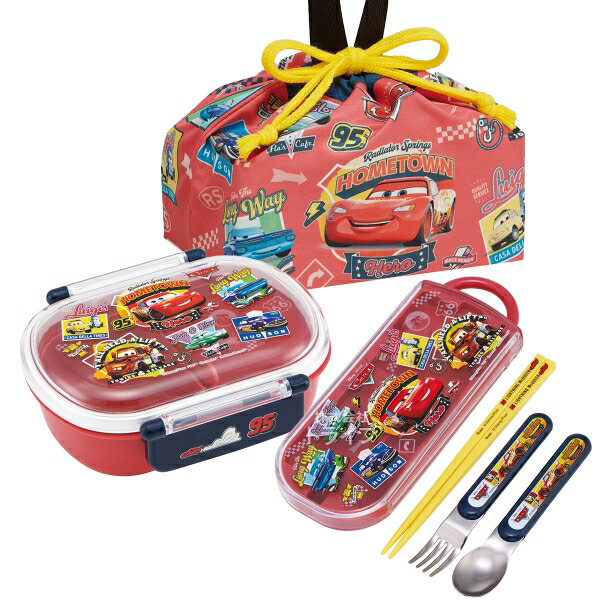 楽天市場】カーズ 26 アルミお弁当箱 370ml トリオ 巾着セット : 知育