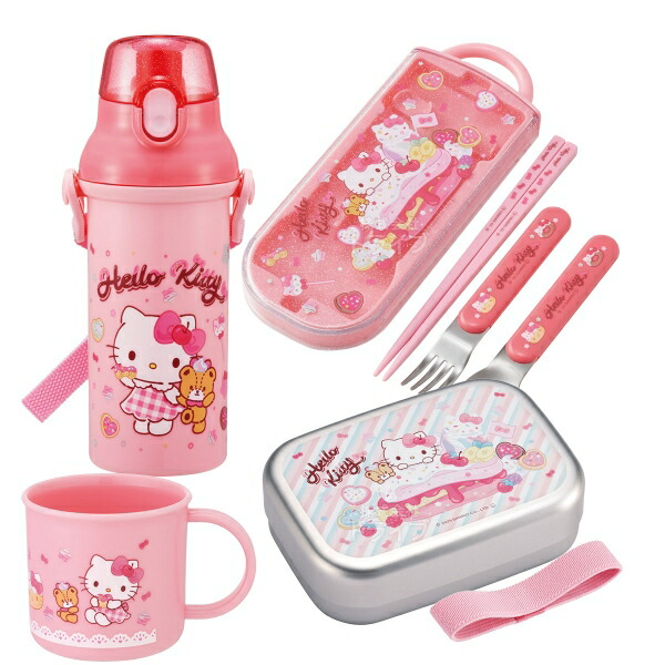 楽天市場】ハローキティ 26 お買得4点セット 角型お弁当箱 450ml