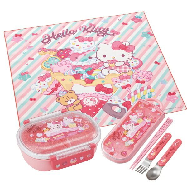 楽天市場】ハローキティ 26 アルミお弁当箱 370ml トリオ ランチクロス