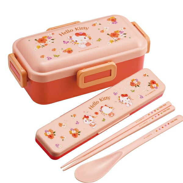 楽天市場】ハローキティ カオハナ 抗菌 4点ロックお弁当箱 コンビ