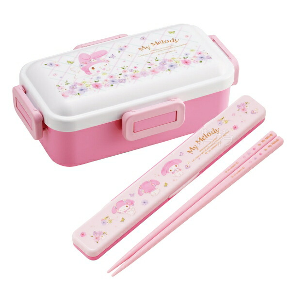 楽天市場】マイメロディ クロミ 抗菌 4点ロックお弁当箱 2段 箸