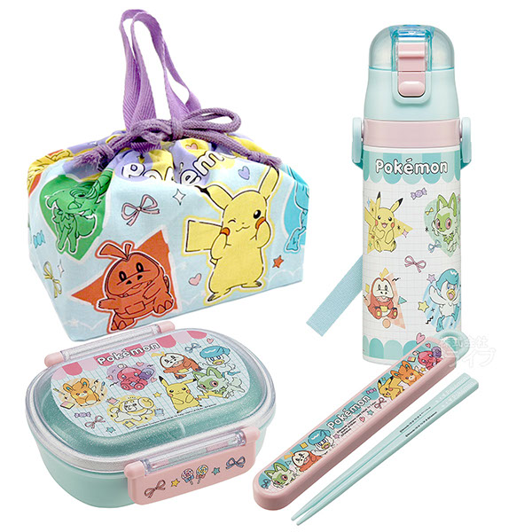 楽天市場】ポケモン 25 お買得4点セット 抗菌 角型お弁当箱 450ml