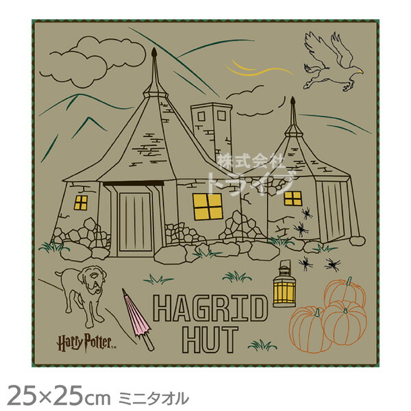 ミニタオル ハリーポッター ハグリッドの小屋 メール便対応品 889277画像