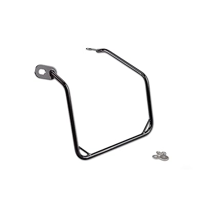 バイクパーツ サイドバッグサポート スチール製 W800 ストリート/カフェ 左側用 ブラック 210-4