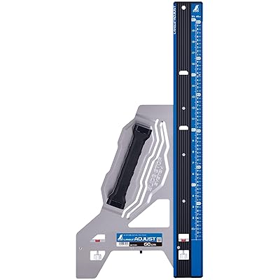 丸ノコガイド定規 エルアングルPlusアジャスト 60cm 併用目盛 73181
