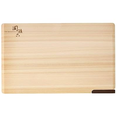 貝印 まな板 関孫六 桧 L 390 × 240 mm スタンド 付 日本製 食洗機対応 AP5226