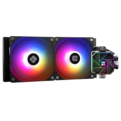 AQUA ELITE 240 V3 Aio 中央処理装置冷房装置、240液冷列、ARGB PWM冷房装置気違い、Intel LGA1150/1151/1155/1156/1200/2011
