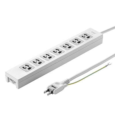 電源タップ 3P・7個口 2m TAP-F37-2ZSR