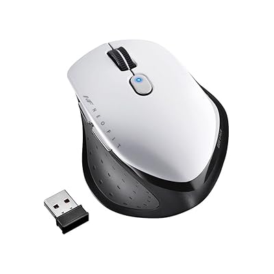 BUFFALO 無線 BlueLED 5ボタン ネオフィットマウス Sサイズ ホワイト BSMBW515SWH