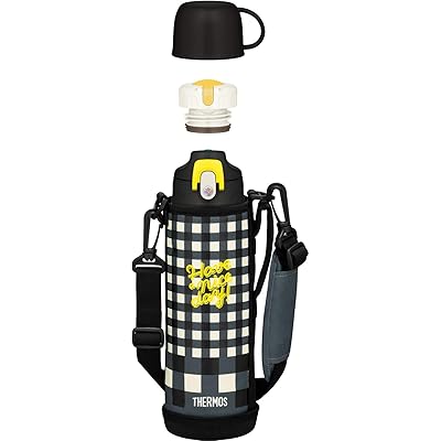 吸い筒 無意味さ断熱2通い路瓶 1.0L/1.03L 黒いこと照合のしるし FJJ-1000WF BKC