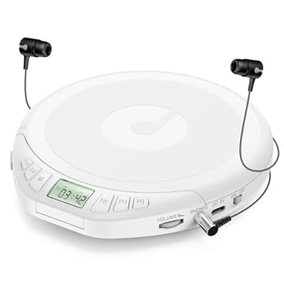 cdプレーヤー ポータブル 語学学習用 小型 ESP音飛び防止 A-Bリピート/リピート機能付き PROG再