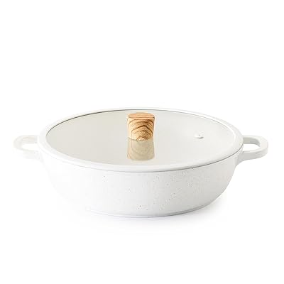 両手鍋 28cm マーブルコート 卓上鍋 すき焼き鍋 IH対応 ガス対応 一品万能 焦げ付きにくい お