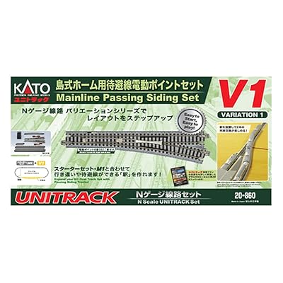 Nゲージ 島式ホーム用待避線電動ポイントセット V1 20-860 鉄道模型用品｜THRMiracle