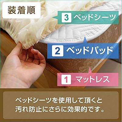 敷パッド 身寄り オール季節好いたらしい 臥榻パッド 防壁蝨目 抗菌防臭 吸汗 速乾 天然ゴムヴァン