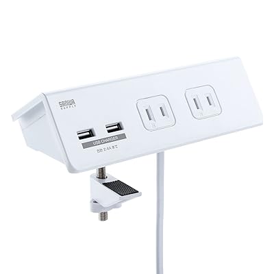 USB申し受ける界面付き添い人助けになる水道栓(クランプ固着させる式) 2P・4個口+USB 2界面 TAP-B105U-3W