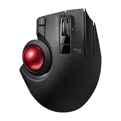 ＥＬＥＣＯＭ トラックボール ＥＸ－Ｇ ＰＲＯ おや指取りまわし印字機 M-XPT1MRBK