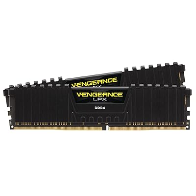 VENGEANCE LPX DDR4 記憶装置 32GB（16GB×2）最大限度3200MHz相応う Intel XMP相応う CL16 勉強机いの一番マイコン用 黒いこと C