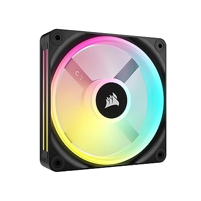 iCUE LINK QX120 RGB 取りひろげる一揃いの道具 120粍 PWM RGB パソコン入れもの気違い (気違い1個、iCUE LINK繋ぎ嘱する) CO-90510