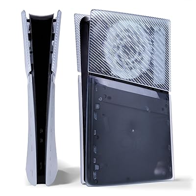 eXcover ps5 Slim デジタル版相応う 取り替えっこ用飾りつけ取りまかなう書き割り（上下取りまかなう+通気孔付き添い人側面ダイアログボックス